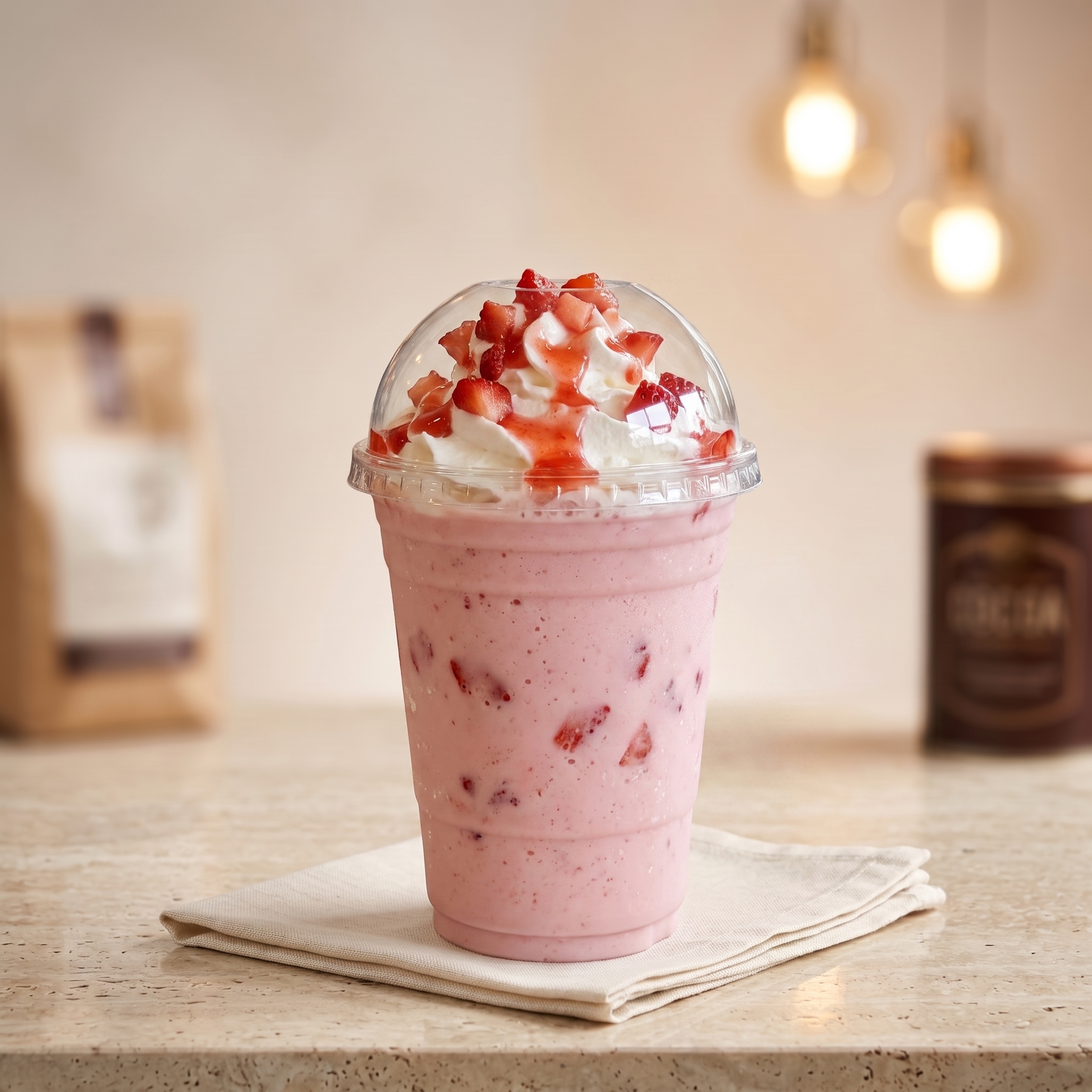 Strawberry Frappe